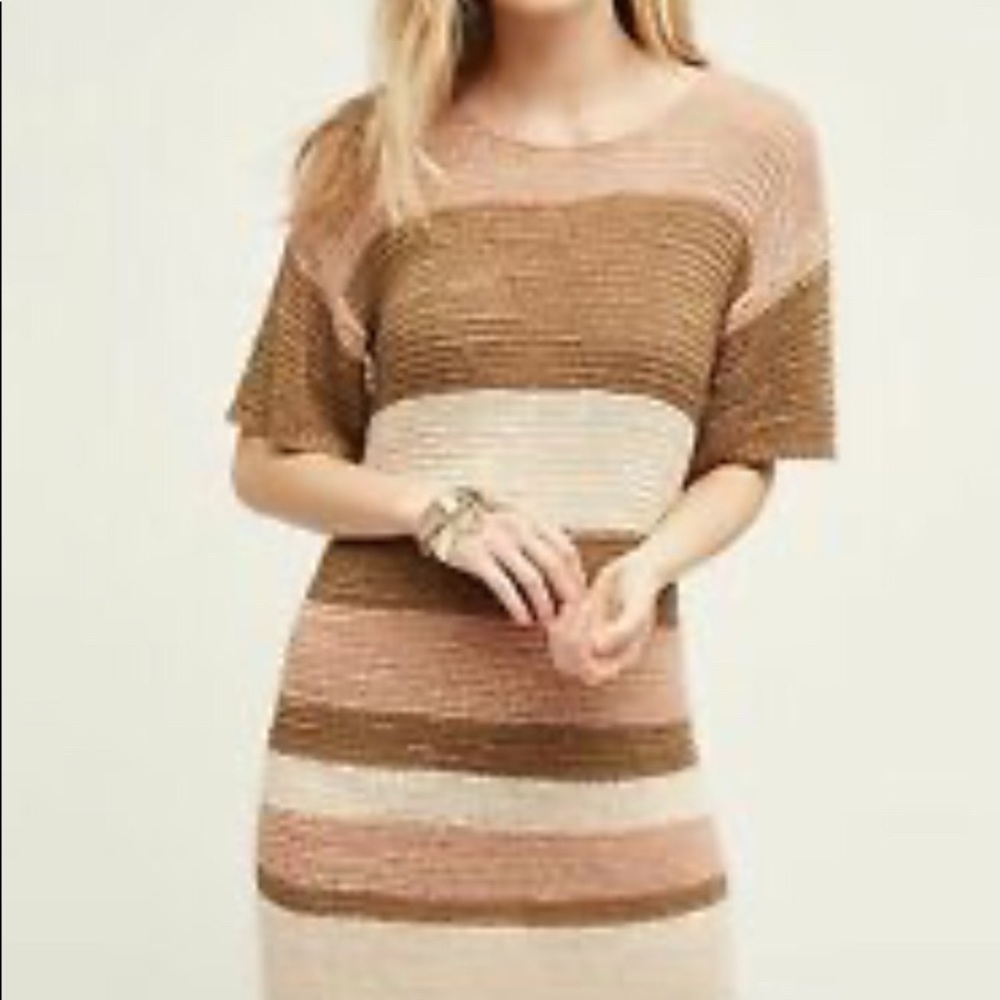 Anthropologie Fringed Dress